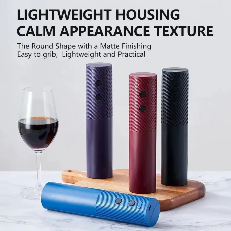 Electric Wine Bottle Opener Automatic Red Wine Corkscrew Rechargeable Wine Opener One-Click Button Wine Tools