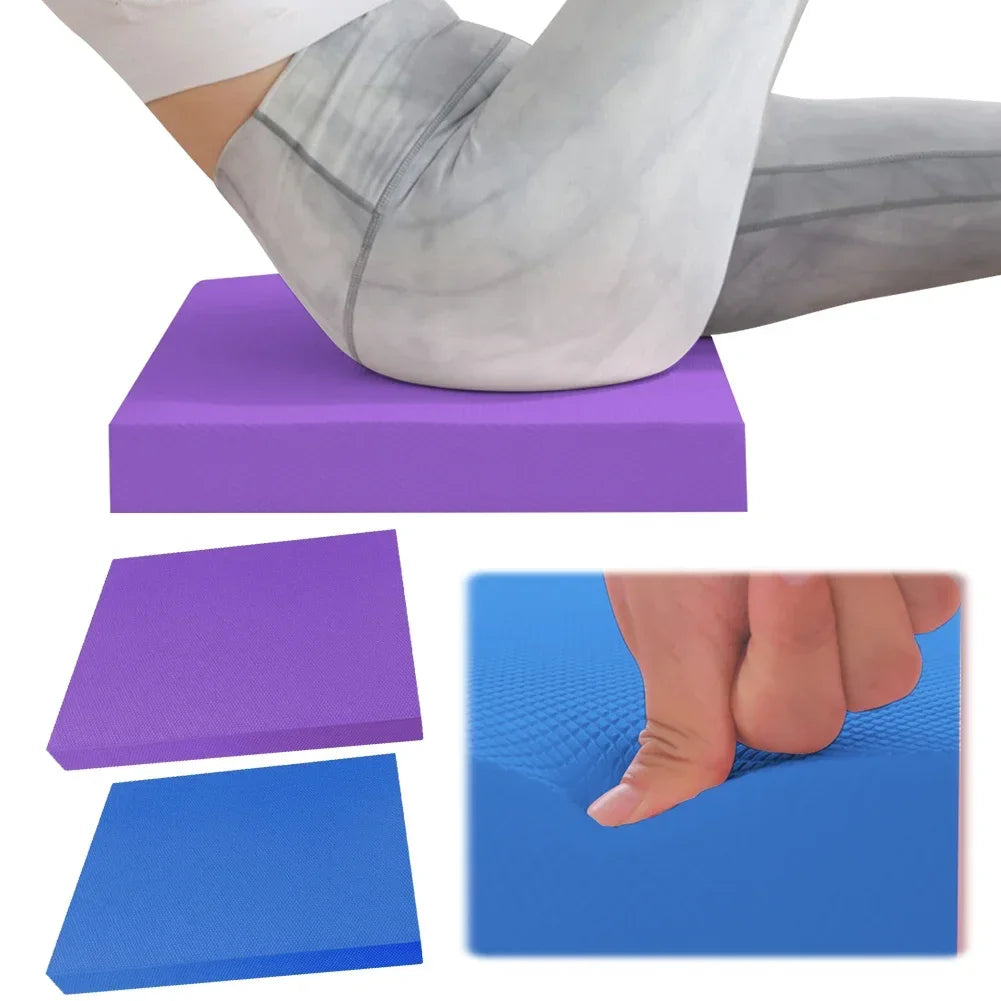 Yoga Balance Pad anti Slip Exercise Balance Pad Fitness Balancing Pad Foam Cushion Mat for Stability Training