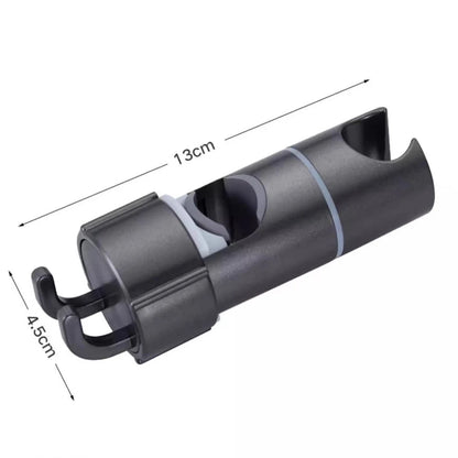 ABS Adjustable Shower Head Holder Shower Holder Clamp Showerhead Rail Slide Bracket Bathroom Accessories Rotation Hook Design