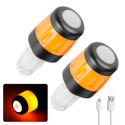 LED Scooter Turn Signal Lights, 2 Pack Waterproof Handlebar Indicators for Ninebot Max G30/ES Series