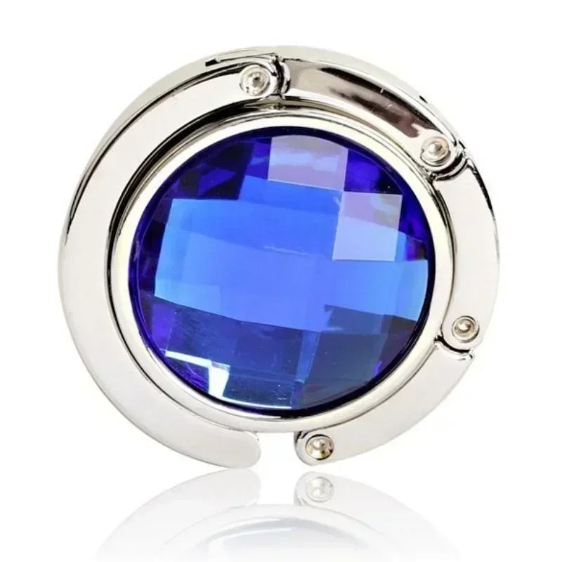 Table Bag Holder Handbag Foldable Bag Hook Purse Table Hanger Holder Alloy Fashion Crystal Rhinestone
