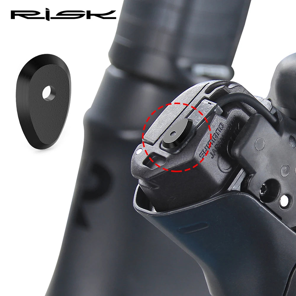 RISK Road Bicycle Electronic Shift Lever Custom Button Washer for UT8170 / DA9270 Bike Derailleur System, 3D Printed Polymers