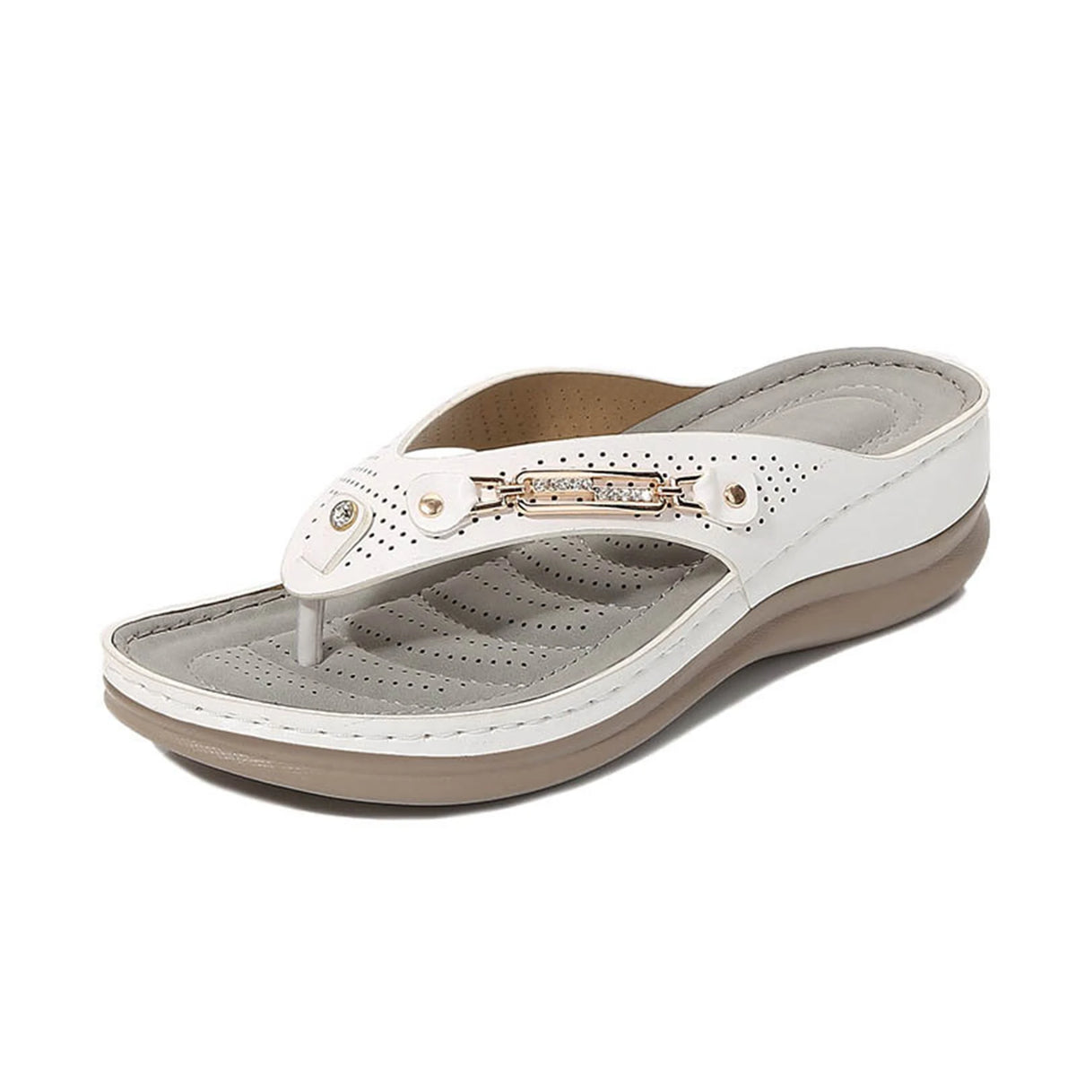 Women'S Soft Cushion Flip Flops Thong Sandals Slippers Casual Orthotics Sandals Flat Sandals Orthopedic Sandals Ladies Sandals