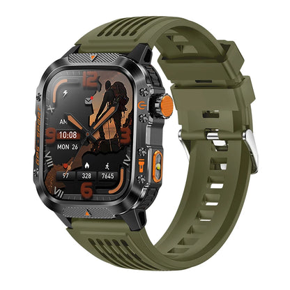 2026 NEW Military GPS Smartwatch Flashlight Wireless Call Wrist Watches 3ATM Waterproof Sports Smart Watch for Men Women Android