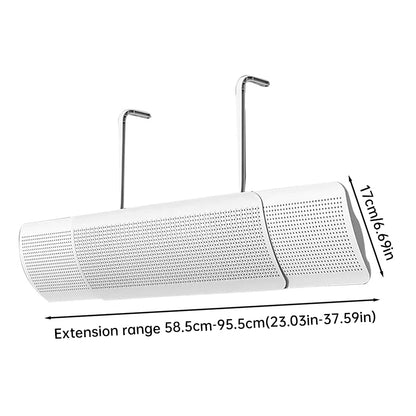 AC Wind Deflector – Adjustable Air Conditioner Diffuser to Stop Cold Air Blowing Directly on You