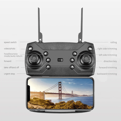 E88 Pro Foldable Drone with 4K Camera — Wi-Fi FPV & Altitude Hold