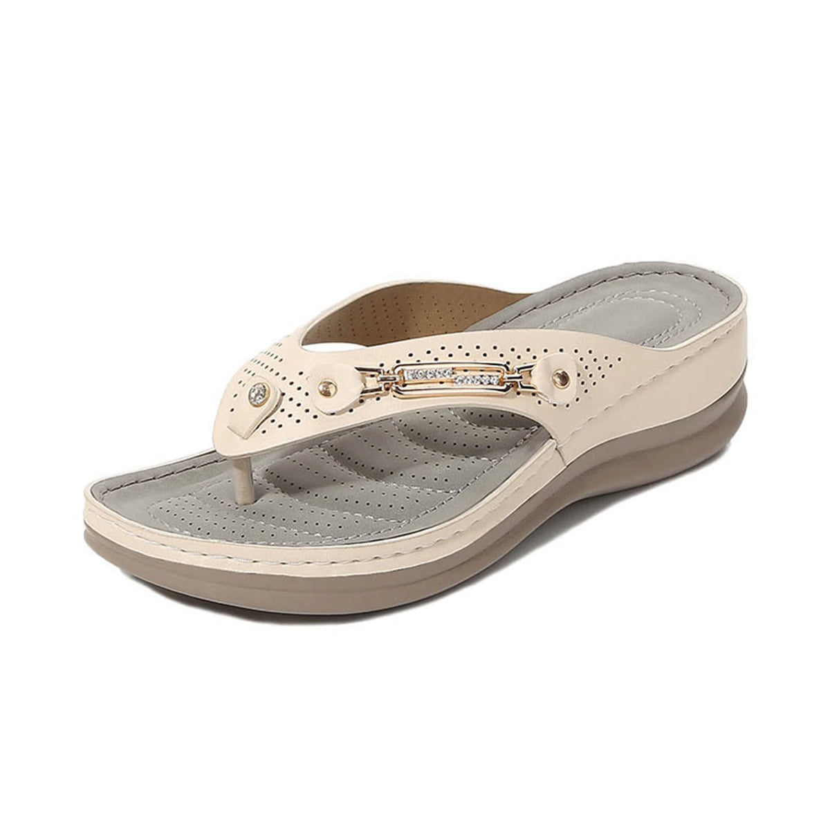 Women'S Soft Cushion Flip Flops Thong Sandals Slippers Casual Orthotics Sandals Flat Sandals Orthopedic Sandals Ladies Sandals