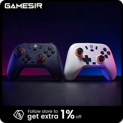 Gamesir Nova Lite Wireless Gamepad, Bluetooth Gaming Controller with  Effect for Switch, Android, Ios, PC, Steam Games