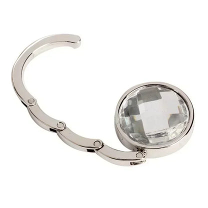 Table Bag Holder Handbag Foldable Bag Hook Purse Table Hanger Holder Alloy Fashion Crystal Rhinestone