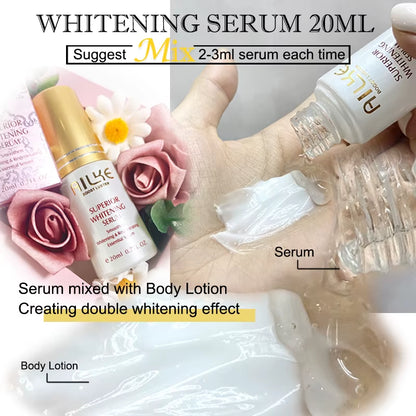 Whitening Face Cream, Reduce Dark Spots, Wrinkles, Melanin, Even Skin Tone, with Collagen, Glutathione, for All Skin Types