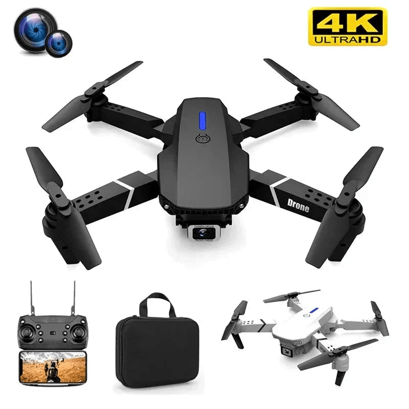 E88 Pro Foldable Drone with 4K Camera — Wi-Fi FPV & Altitude Hold