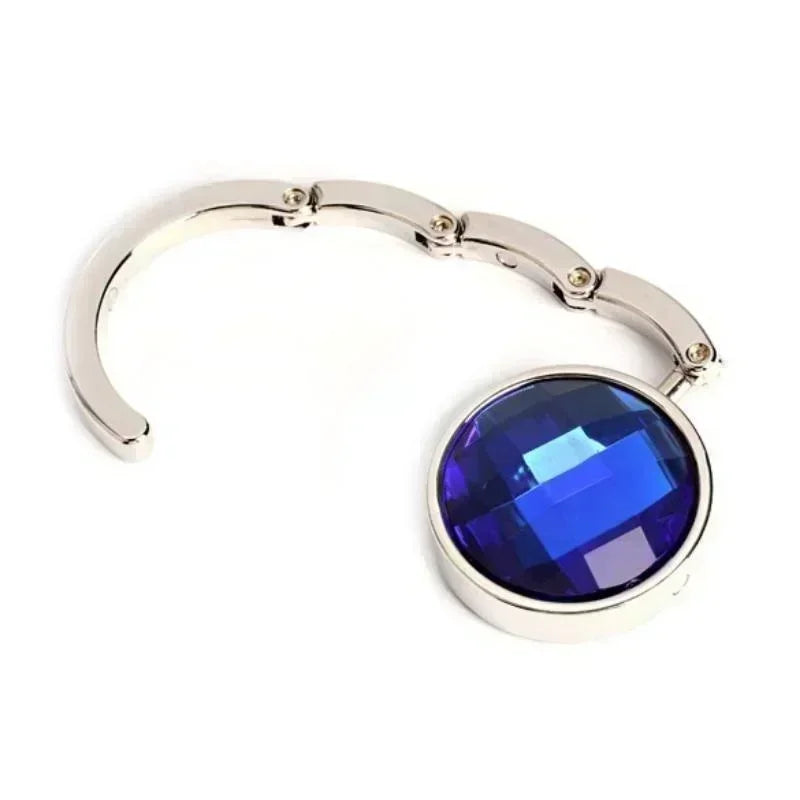 Table Bag Holder Handbag Foldable Bag Hook Purse Table Hanger Holder Alloy Fashion Crystal Rhinestone