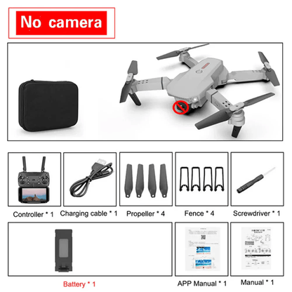 E88 Pro Foldable Drone with 4K Camera — Wi-Fi FPV & Altitude Hold