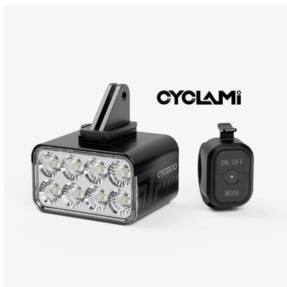Wireless Remote Hoisting Bike Headlight 1800 Lumens Lifting Front Head Lamp Aluminum Alloy  CYC1800 for Road MTB Mountain