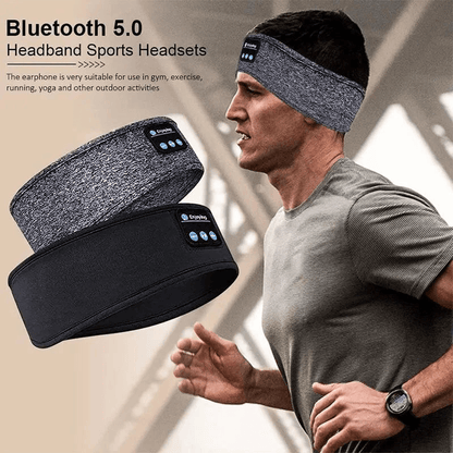 Bluetooth Sleep Headband – Wireless Headphones, Built-In Speakers, Comfortable Fabric, 10-Hour Battery Life