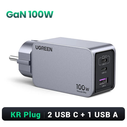 100W Gan Charger USB C Charger QC4.0 3.0 Quick Charge for Macbook Laptop Tablet PD Fast Charger for Iphone 18 17 16 Pro