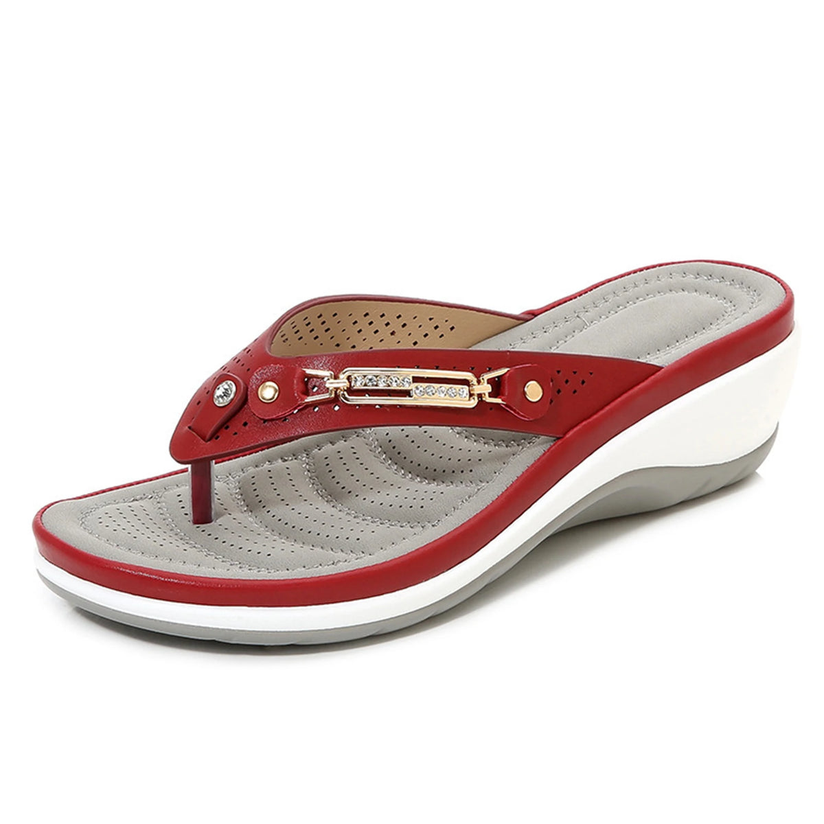Women'S Soft Cushion Flip Flops Thong Sandals Slippers Casual Orthotics Sandals Flat Sandals Orthopedic Sandals Ladies Sandals