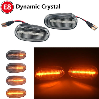 Dynamic LED Side Marker Fender Indicator Light for Alfa Romeo Mito 955 for Alfa Romeo Mito 147 Pre-Facelift GT 937 Fiat Bravo