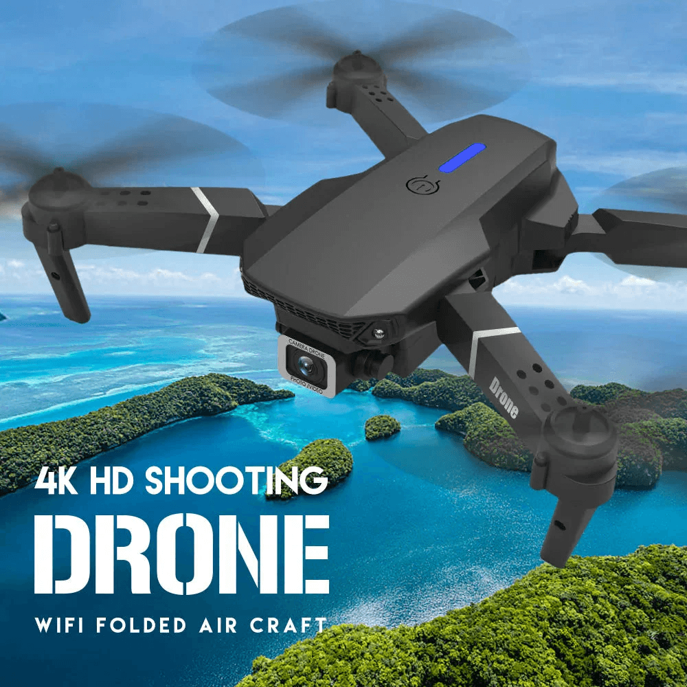 E88 Pro Foldable Drone with 4K Camera — Wi-Fi FPV & Altitude Hold