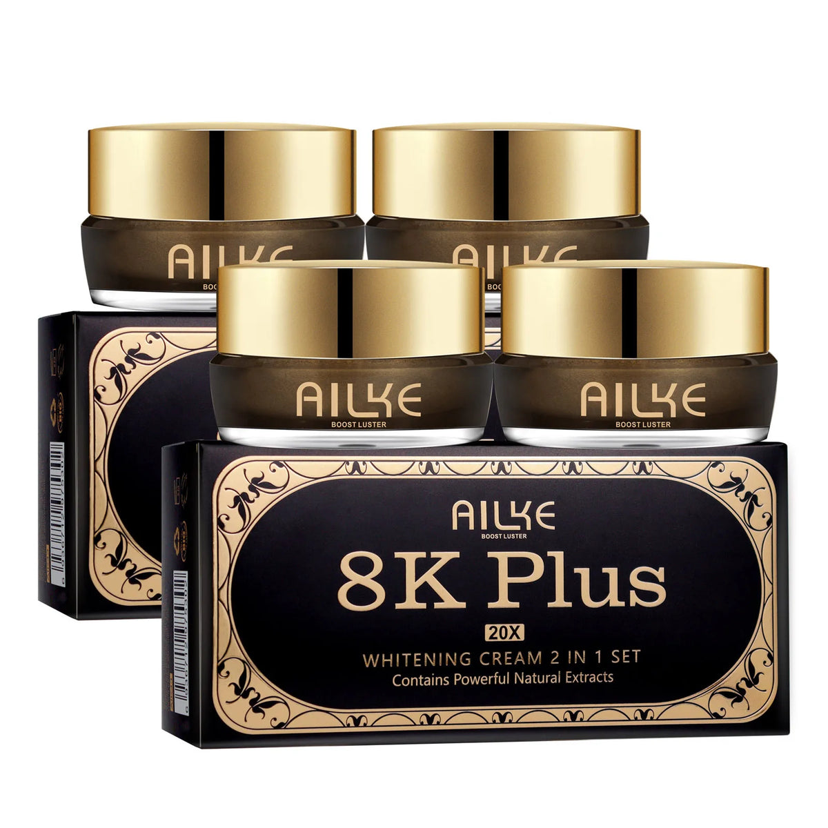 Whitening Face Cream, Reduce Dark Spots, Wrinkles, Melanin, Even Skin Tone, with Collagen, Glutathione, for All Skin Types