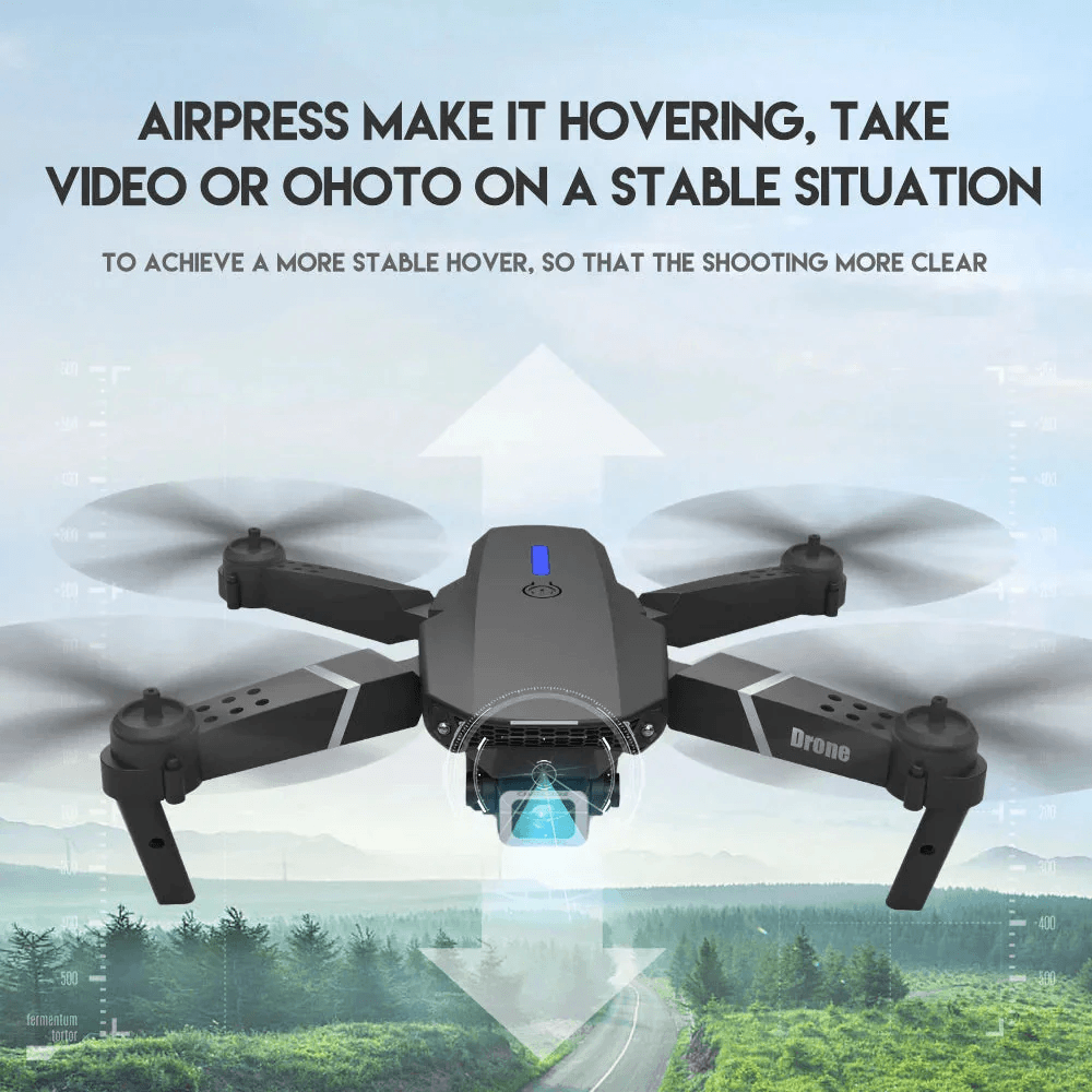 E88 Pro Foldable Drone with 4K Camera — Wi-Fi FPV & Altitude Hold