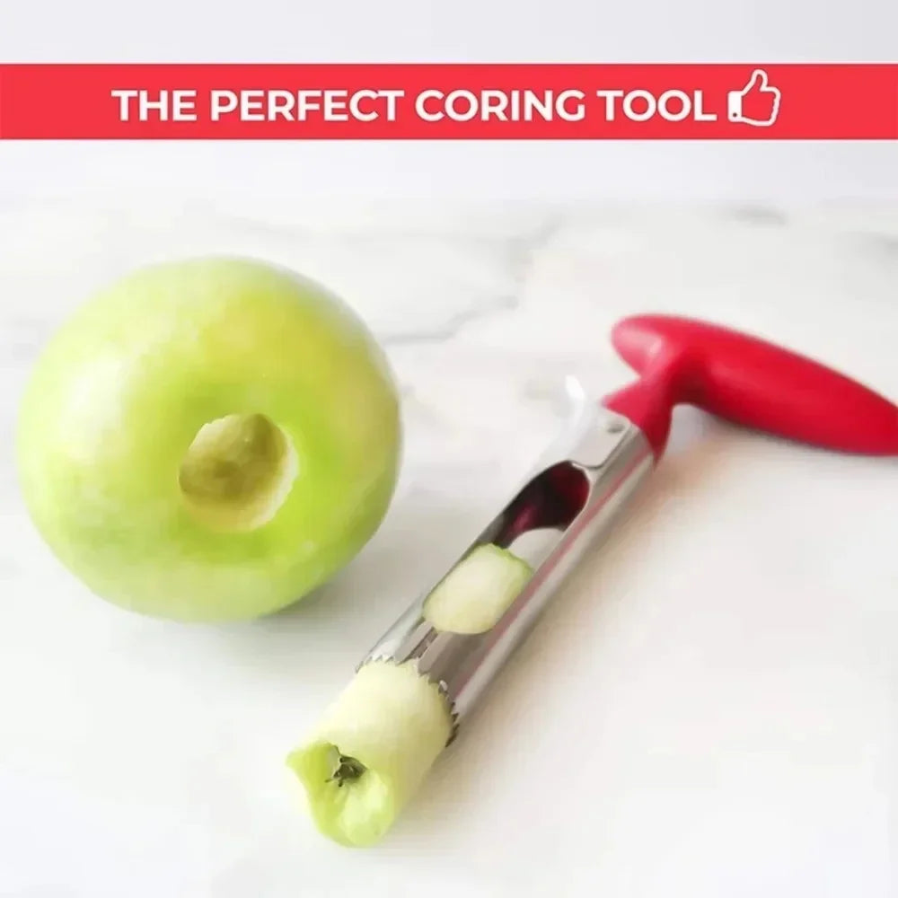 1Pc Stainless Steel Apple Corer Fruit Seed Core Remover Fruit Cutter Seeder Slicer Durable Kitchen Gadgets Vegetable Tools