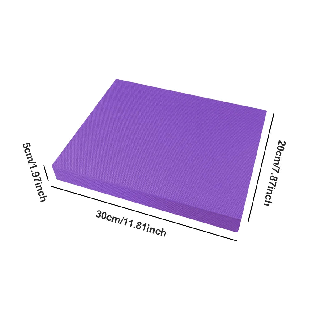 Yoga Balance Pad anti Slip Exercise Balance Pad Fitness Balancing Pad Foam Cushion Mat for Stability Training