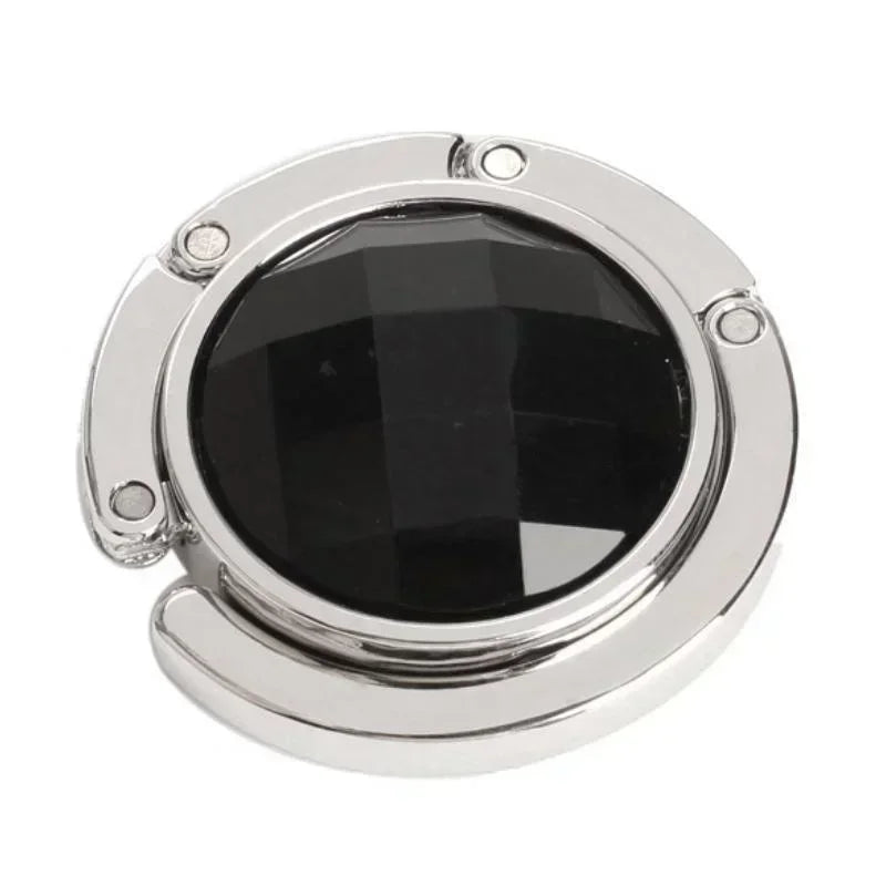 Table Bag Holder Handbag Foldable Bag Hook Purse Table Hanger Holder Alloy Fashion Crystal Rhinestone